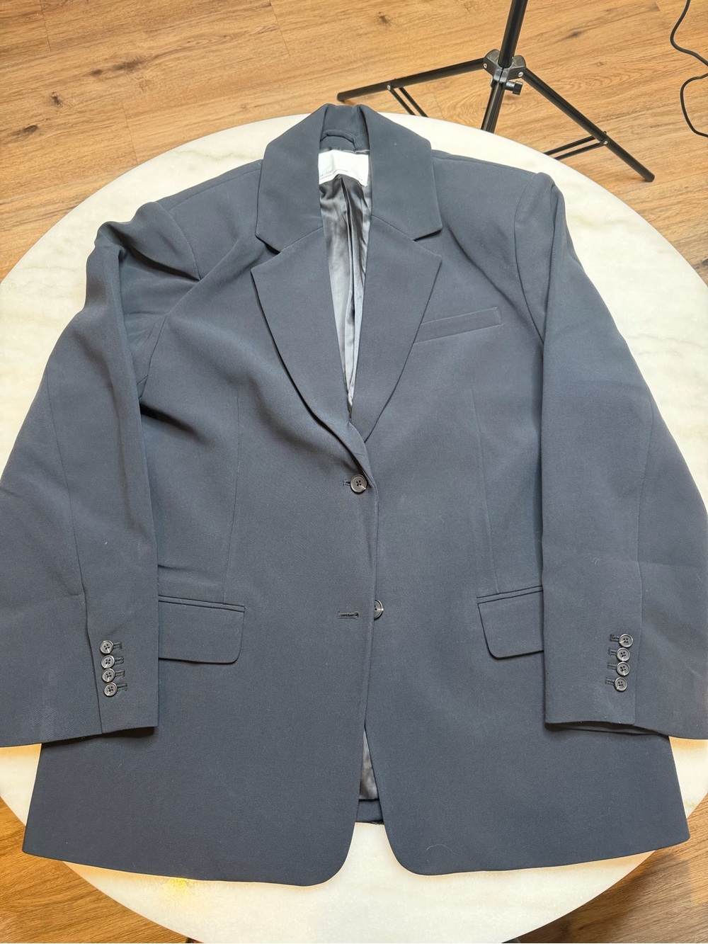Oak and Fort Classic Women’s Oversized Black Blazer Size M